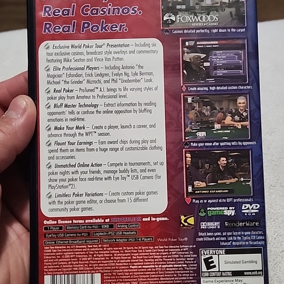 Sony 2 World Poker Tour Game - Picture 3 of 3